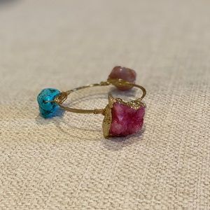Gemstone bangle